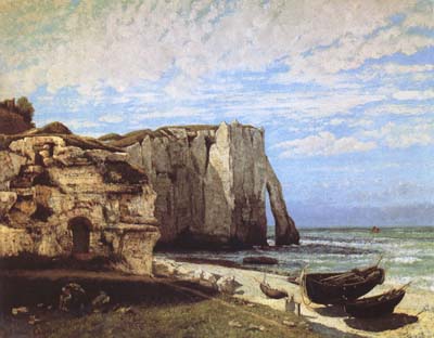 Gustave Courbet The Cliff at Etretat after the Storm (mk09)